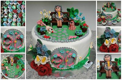 Garden cake - Cake by Paladarte El Salvador