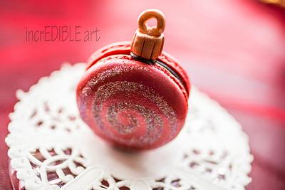 Christmas Cookie Ornaments-Macaron - Cake by Rumana Jaseel