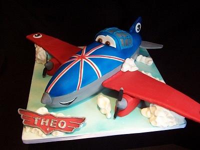 Bulldog from Planes - Cake by Elizabeth Miles Cake Design