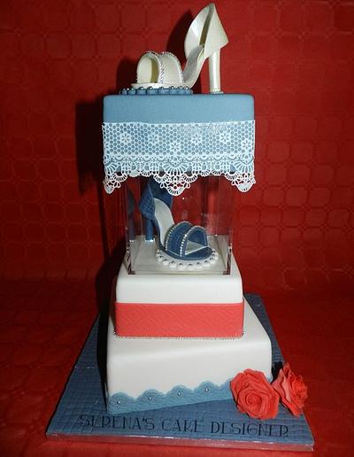 Shoes tower cake - Cake by Serena