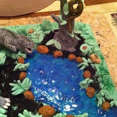Godzilla Cake - Cake by Patty Cake's Cakes