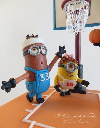 Daniel, minion basketball player - Cake by Silvia Costanzo