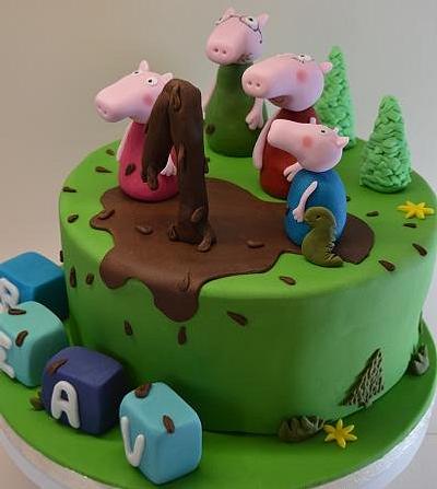 Peppa Pig - Cake by 3dfuncakes