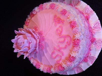 Shades of pink - Cake by Cakemummy