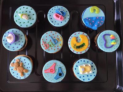 Cup cakes for a baby shower! - Cake by Nikita Nayak - Sinful Slices