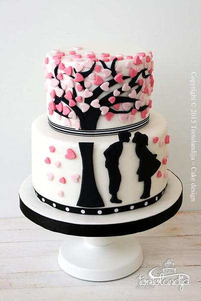 Love tree cake - Cake by Tortolandija