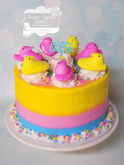 Easter Peeps - Cake by Sugar Sweet Cakes