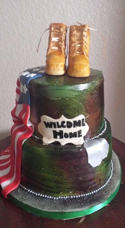 Homecoming - Cake by Caking Around Bake Shop