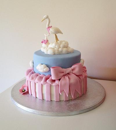 My first every christening cake! - Cake by Tammy Barrett