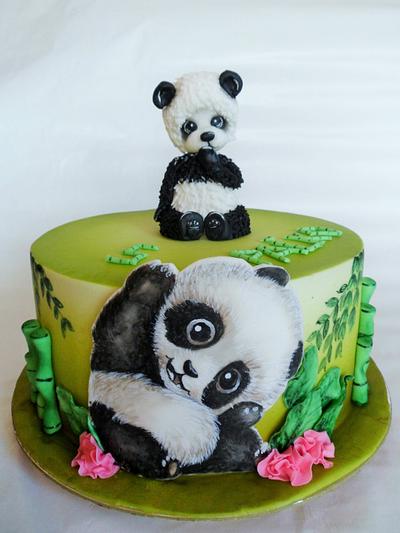 Panda cake - Cake by Veronika