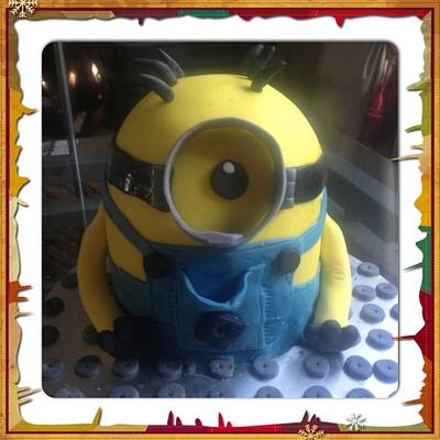 Dave the minion  - Cake by Witty Cakes