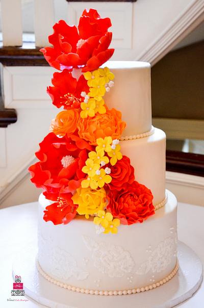 {Autumn Beauty} Wedding Cake - Cake by Esther Williams