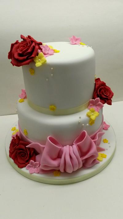 Wedding Cake - Cake by Sarah Poole