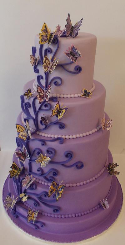 Sweet butterflies - Cake by Irina-Adriana