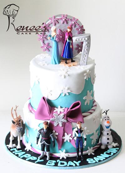 Frozen Themed Cake - Cake by purbaja