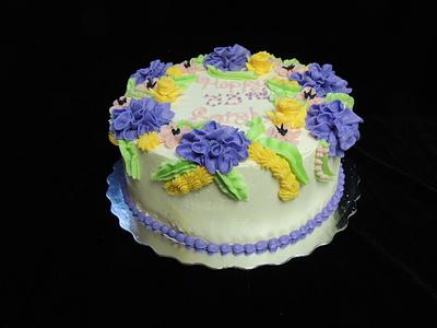 Floral Cake - Cake by Crowning Glory