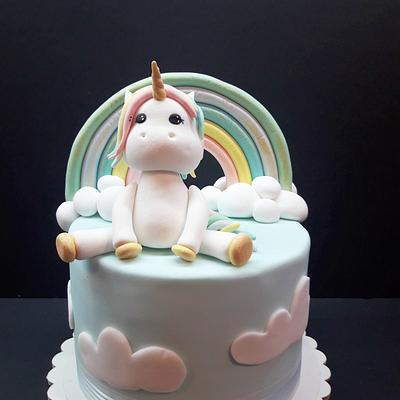 Unicorn Cake - Cake by Wishesandtea