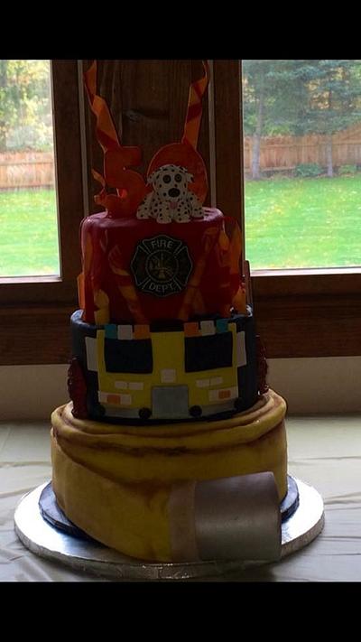 fireman's birthday cake - Cake by Batter Up Cakes
