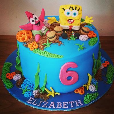 Sponge bob  - Cake by Stacys cakes