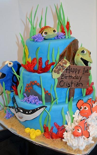 Finding Nemo Birthday Cake - Cake by Jenny Kennedy Jenny's Haute Cakes