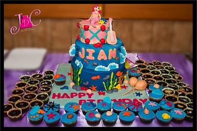 Ariel Mermaid Cake - Cake by Charina