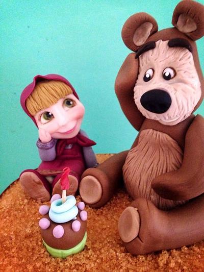 Masha and Bear - Cake by Ele Lancaster