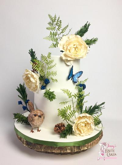 Botanical Bridal Shower cake - Cake by Jenny Kennedy Jenny's Haute Cakes