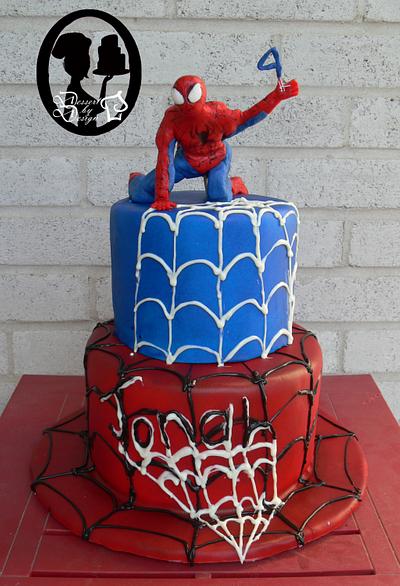 Web-Tastic! Cake and pops - Cake by Dessert By Design (Krystle)