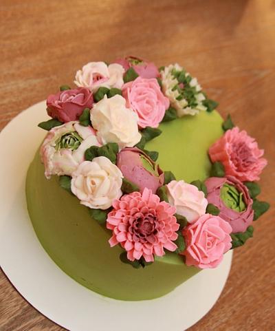 Garden of flowers  - Cake by Ann