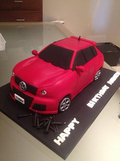 VW GOLF CAR CAKE - Cake by Dis Sweet Delights