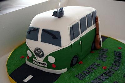VW campervan 30th Wedding anniversary - Cake by Kazza