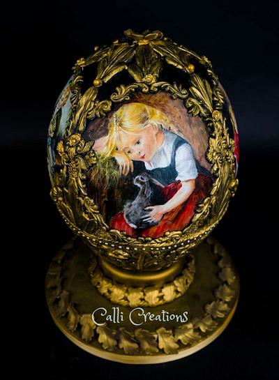 Fabergé Egg - Cake Masters Magazine - Cake by Calli Creations