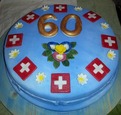 60. Anniversary - Cake by Weys Cakes