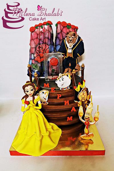 Beauty and the Beast - Cake by Milena Shalabi