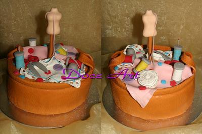 Sewing cake - Cake by Magda Martins - Doce Art