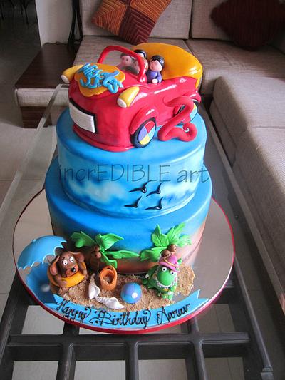 Wiggles -Summer time in the beach! - Cake by Rumana Jaseel