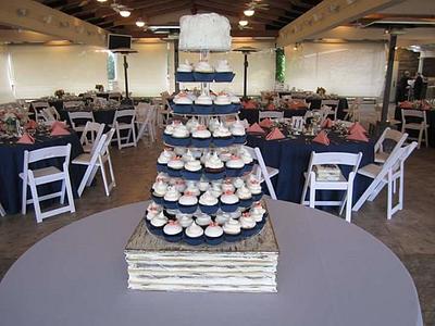 Cupcake Tower.  - Cake by Shawna