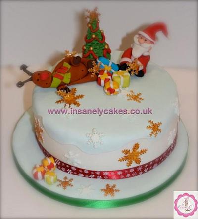 Christmas Cake for the Sisters of Our Lady of the Missions Kent - Cake by InsanelyCakes