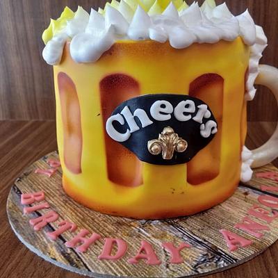 Cheers to Beer!! - Cake by CakeCrush