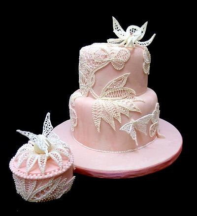 lovely lace - Cake by Kelvin Chua
