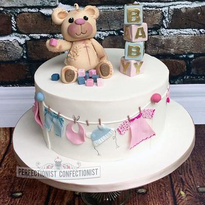 Valerie - Baby Shower Cake - Cake by Niamh Geraghty, Perfectionist Confectionist