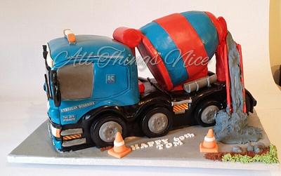 Scania Cement Truck - Cake by All things nice 