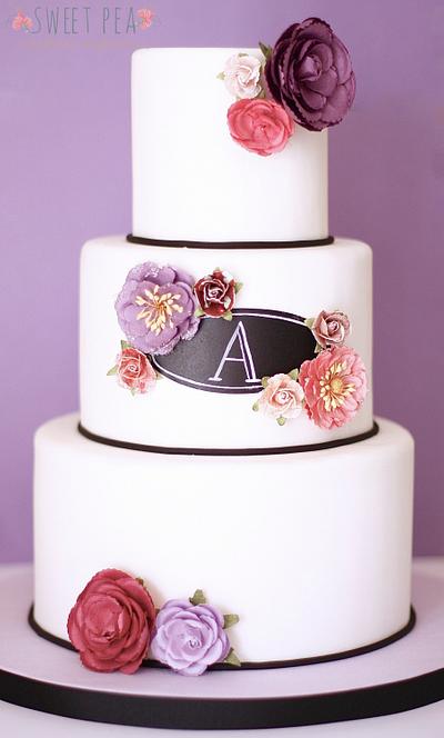 Chalkboard Inspiration - Cake by Sweet Pea Tailored Confections