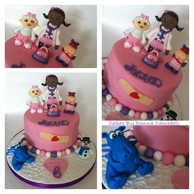 Doc Mcstuffins and her friends - Cake by Donna Campbell