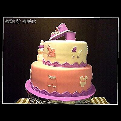 Baby shower cake - Cake by Comfort
