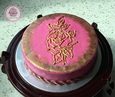 Choco Dates with Almond Cake :) - Cake by Apsara's Cakes