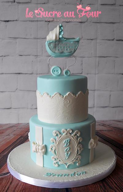 Baby shower cake - Cake by Sandra Major