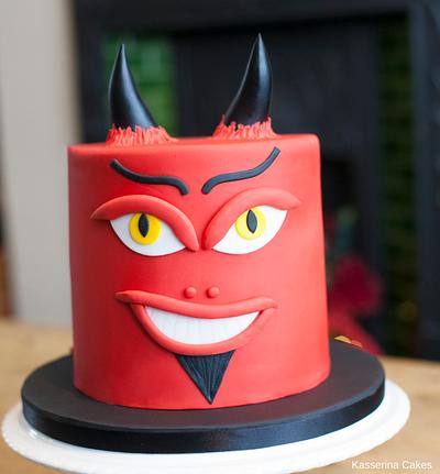 Devil character cake - Cake by Kasserina Cakes