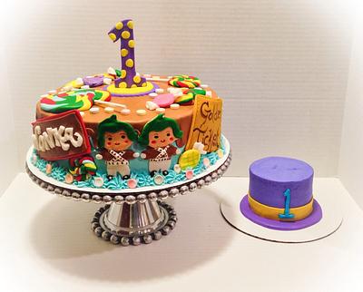 Charlie & the chocolate factory  - Cake by Cups-N-Cakes 