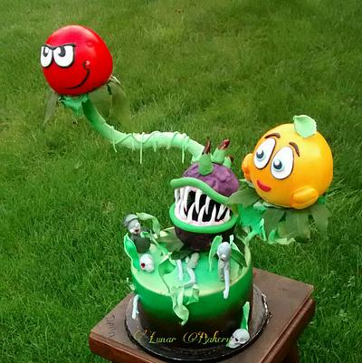 Plants versus Zombies & Red ball 4 - Cake by Lunar Bakery